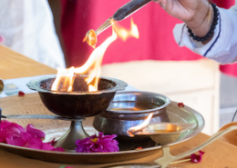 Vedic fire puja